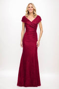 Sheath Maxi Lace Mother Of The Bride Dress CM0325