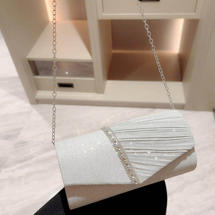 Shiny rhinestone small envelope bag 733171803996 - COCOMELODY