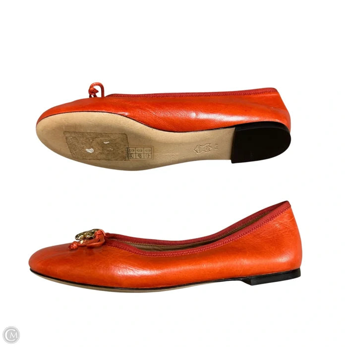 Shoes Designer By Tory Burch In Orange, Size: 5.5
