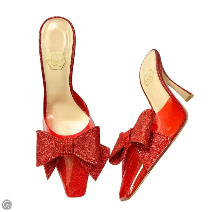 Shoes Designer By Naleba by Amina Means In Red, Size: 6.5