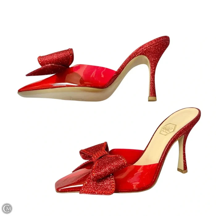 Shoes Designer By Naleba by Amina Means In Red, Size: 6.5