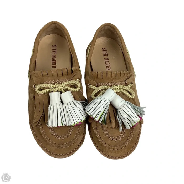 Shoes Flats By Steve Madden In Tan, Size: 7