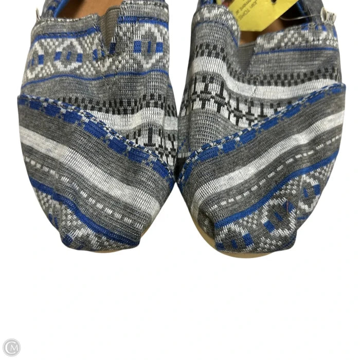 Shoes Flats By Toms In Blue, Size: 6