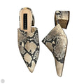 Shoes Heels Block By Steven By Steve Madden In Snakeskin Print, Size: 8