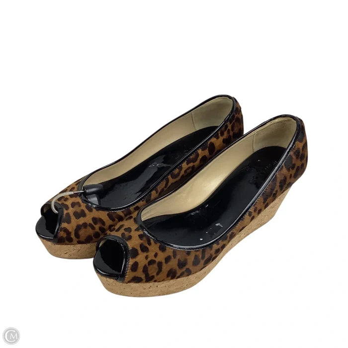 Shoes Luxury Designer By Jimmy Choo In Animal Print, Size: 41