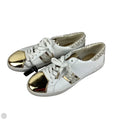 Shoes Sneakers By Michael By Michael Kors In Gold & White, Size: 8
