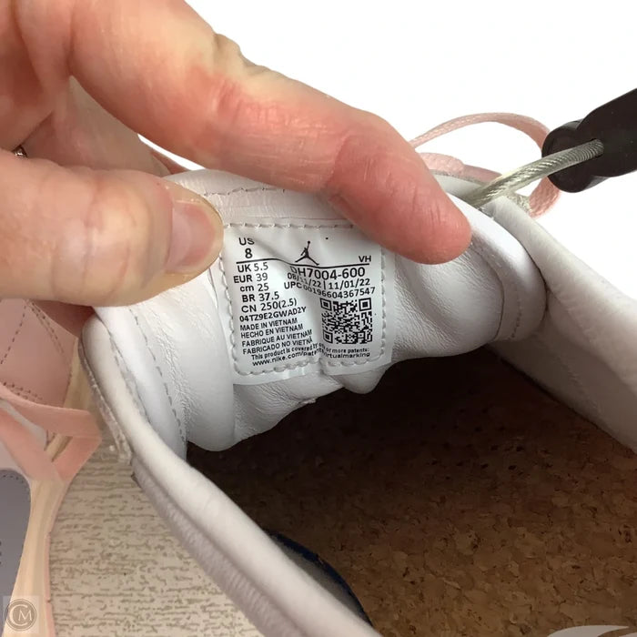 Shoes Sneakers By Nike In Pink & White, Size: 8