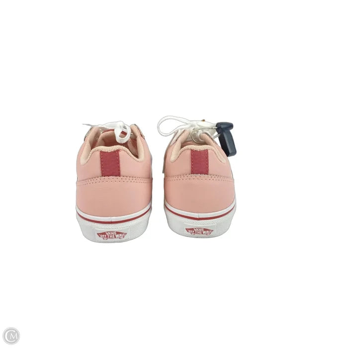 Shoes Sneakers By Vans In Pink, Size: 8
