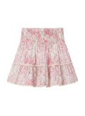 Skirts Marie Raxevsky Short Cotton Skirt Thalassa Pink Apoella