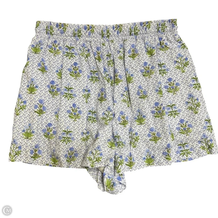 Shorts By Hill House In Blue & Green, Size: 8