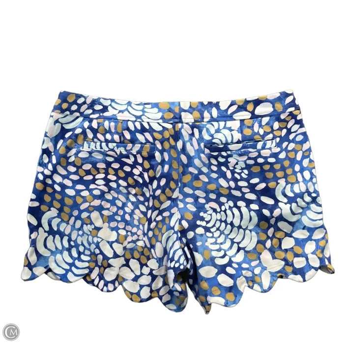 Shorts Designer By Lilly Pulitzer In Blue & White, Size: 8