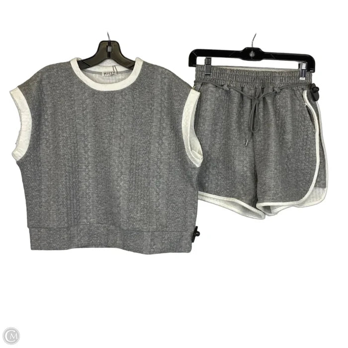 Shorts Set By Why Dress In Grey, Size: S