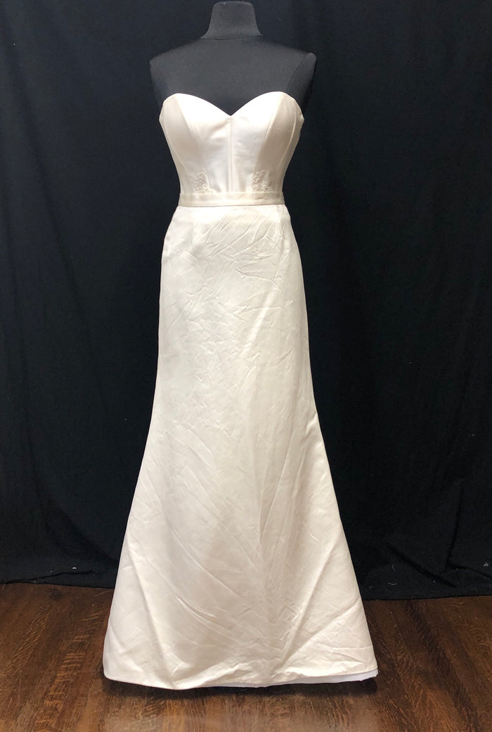 Skirt 2740: Haute Couture silk satin waist 25
