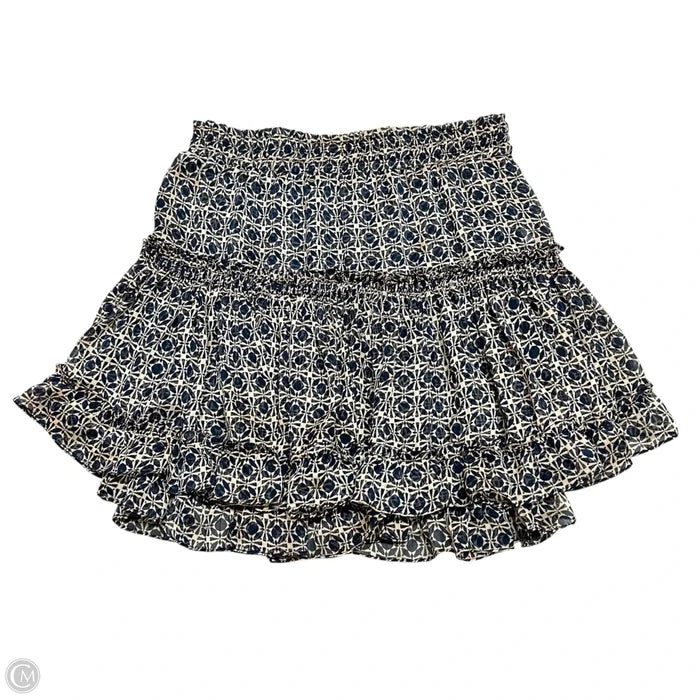 Skirt Designer By Misa In Blue & Tan, Size: 4