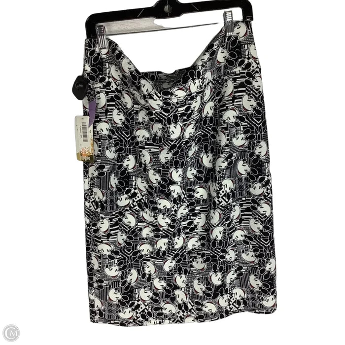 Skirt Midi By Lularoe In Black & White, Size: 2x