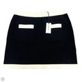 Skirt Mini & Short By Babaton In Black & Cream, Size: S