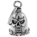 Skull Legend Bell: Description
A completely lead free, guardian bell made of fine pewter