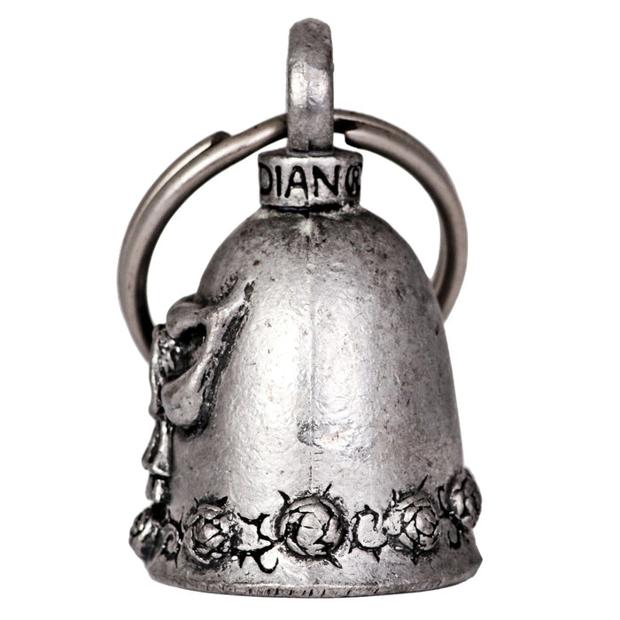 Skull Legend Bell: Description
A completely lead free, guardian bell made of fine pewter