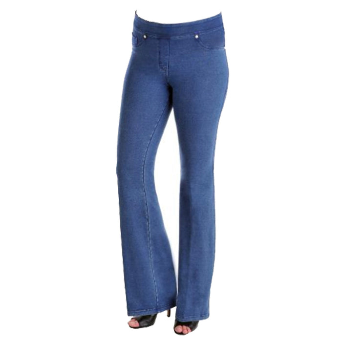 Slims Boot Cut Chambray: DescriptionOur knit denim is the most comfortable compression jean in the world