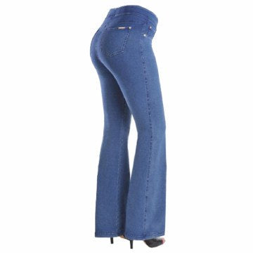 Slims Boot Cut Chambray: DescriptionOur knit denim is the most comfortable compression jean in the world