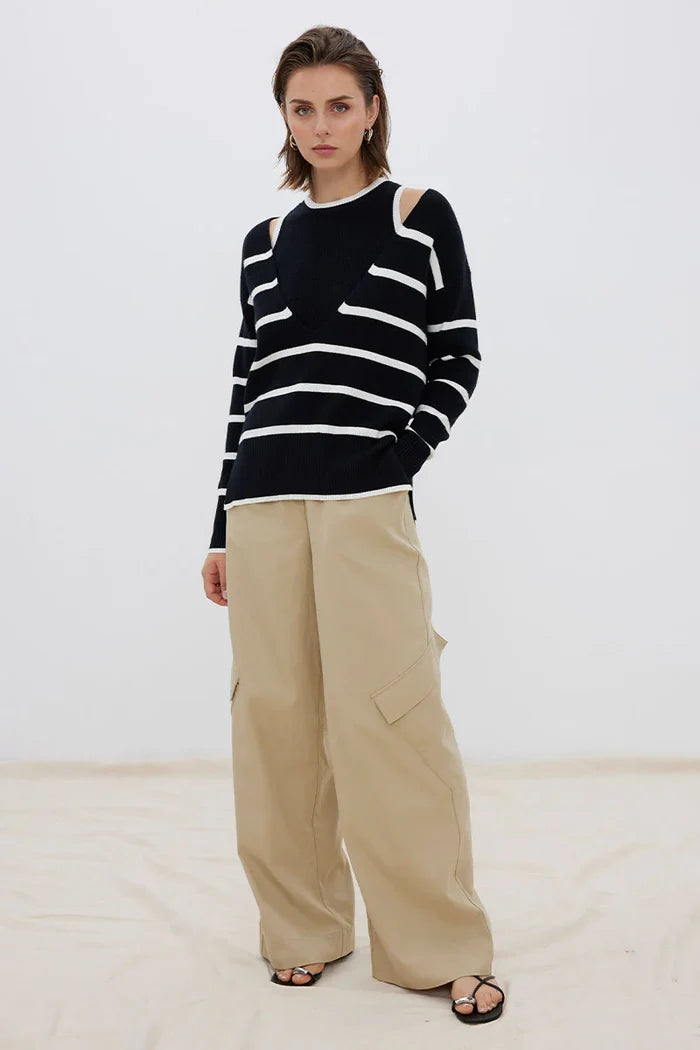 So4005 Sovere Combo Knit Sweater