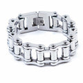 SS Link Bracelet Small: *Heavy Duty Stainless Steel Bracelet*Approximate 1 inch wide