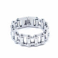 SS Link Braclet: Heavy Duty Stainless Steel Bracelet    Approximate 1 inch wide