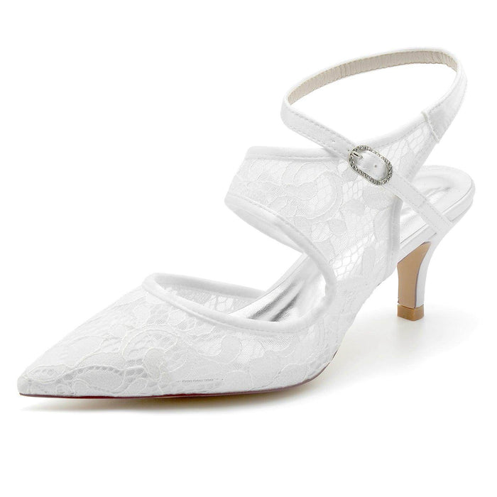 Stiletto Heel 6cm Lace Shoes CK0219 - COCOMELODY