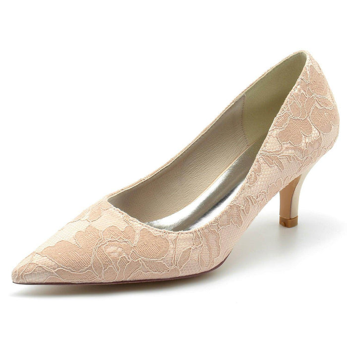 Stiletto Heel 6cm Lace Shoes CK0220 - COCOMELODY