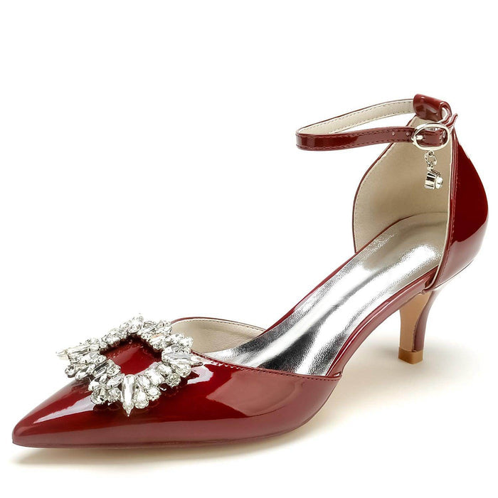 Stiletto Heel 6cm Patent Leather Shoes CK0234 - COCOMELODY