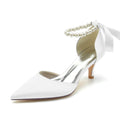 Stiletto Heel 6cm Silk-Like Shoes CK0204 - COCOMELODY