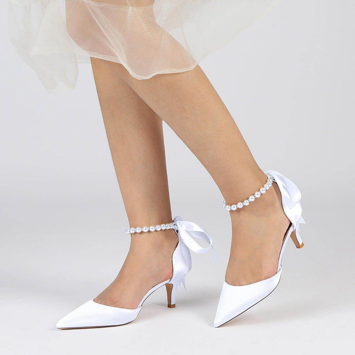 Stiletto Heel 6cm Silk-Like Shoes CK0204 - COCOMELODY