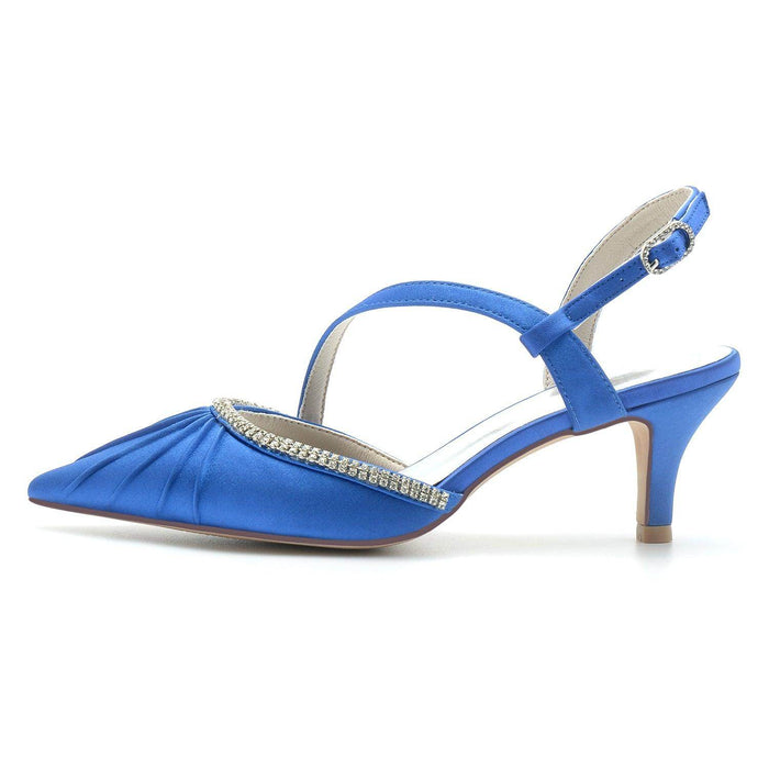 Stiletto Heel 6cm Silk-Like Shoes CK0205 - COCOMELODY