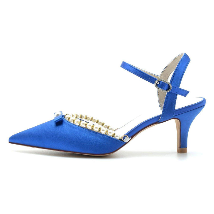 Stiletto Heel 6cm Silk-Like Shoes CK0207 - COCOMELODY
