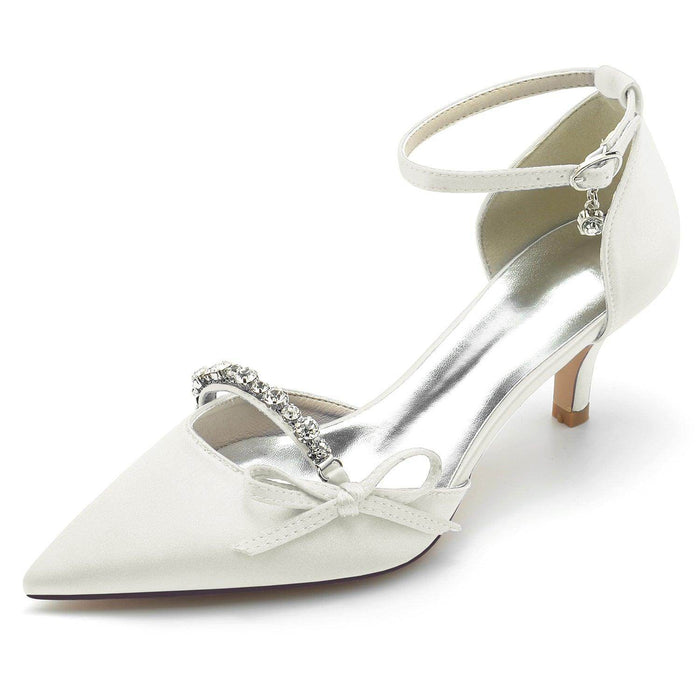 Stiletto Heel 6cm Silk-Like Shoes CK0213 - COCOMELODY