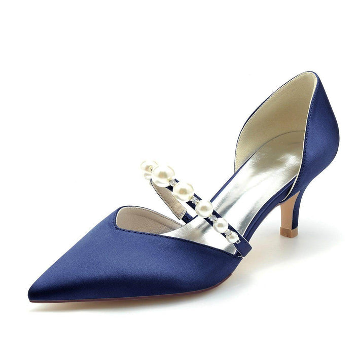 Stiletto Heel 6cm Silk-Like Shoes CK0215 - COCOMELODY