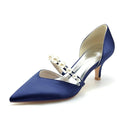 Stiletto Heel 6cm Silk-Like Shoes CK0215 - COCOMELODY