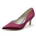 Stiletto Heel 6cm Silk-Like Shoes CK0222 - COCOMELODY