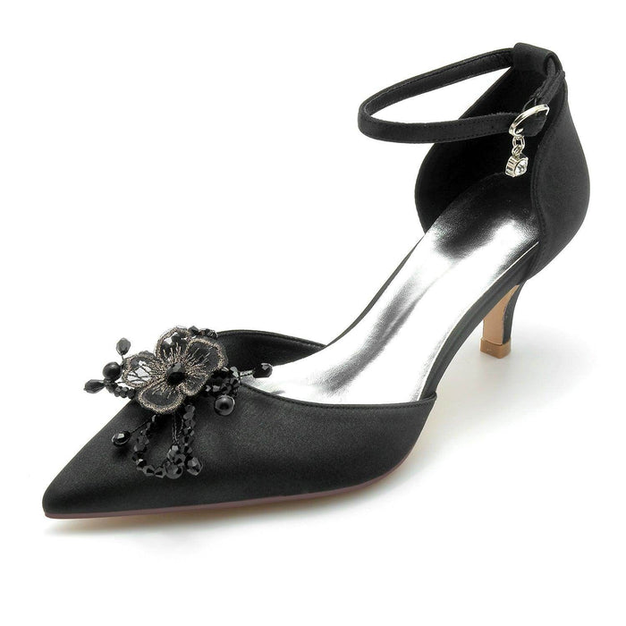 Stiletto Heel 6cm Silk-Like Shoes CK0230 - COCOMELODY