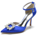 Stiletto Heel 8.5cm Silk-Like Shoes CK0133 - COCOMELODY