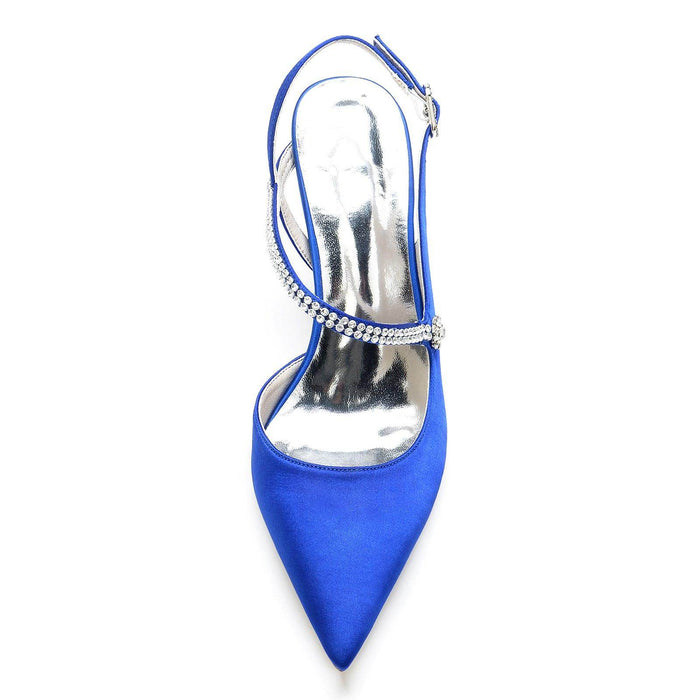 Stiletto Heel 8.5cm Silk-Like Shoes CK0138 - COCOMELODY