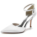 Stiletto Heel 8.5cm Silk-Like Shoes CK0146 - COCOMELODY