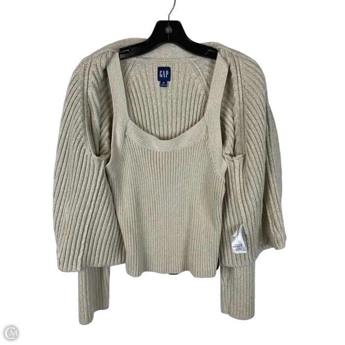 Sweater 2pc By Gap In Cream, Size: M