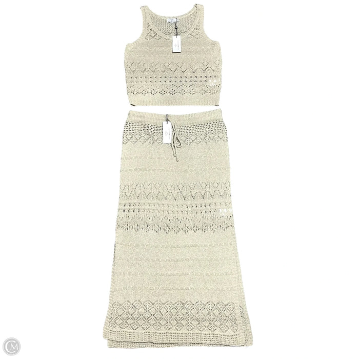 Sweater 2pc By Molly Bracken In Gold, Size: L