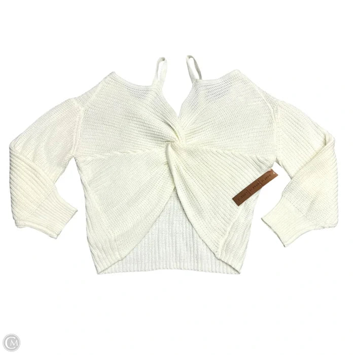 Sweater By Almost Famous In Cream, Size: M