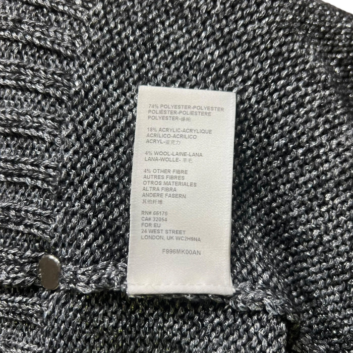 Sweater By Anthropologie In Grey & Silver, Size: S