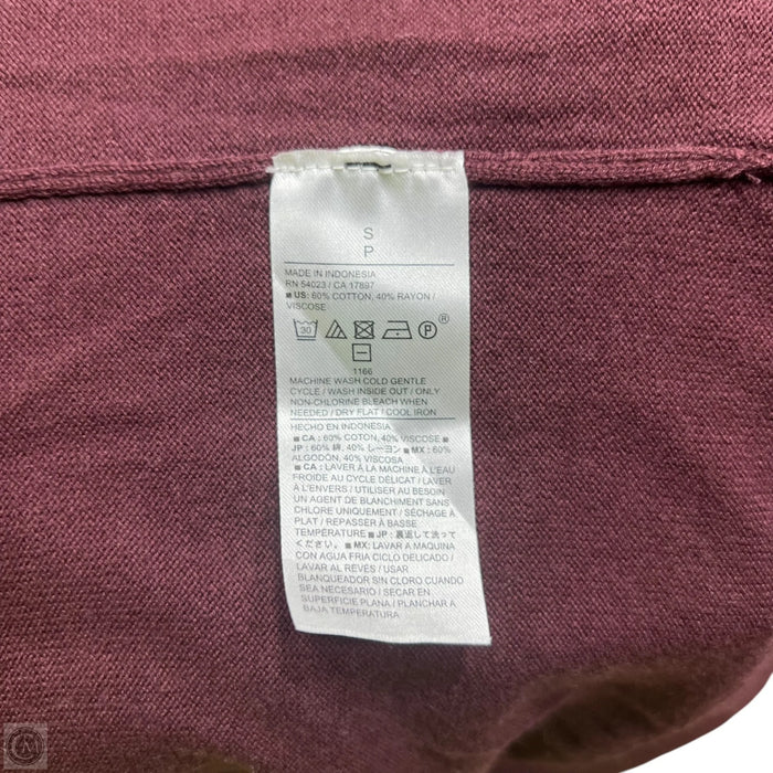 Sweater By Banana Republic In Maroon, Size: S