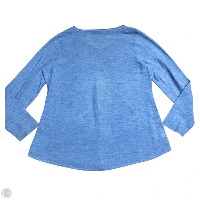 Sweater By Eileen Fisher In Blue, Size: Xl