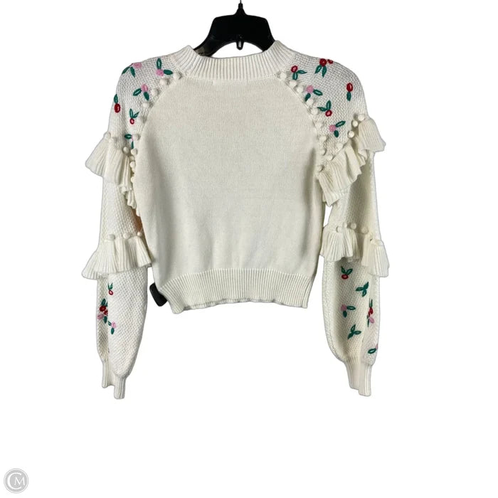Sweater By Glamorous In White, Size: 6