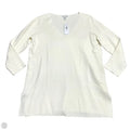 Sweater By Joan Vass In Cream, Size: Xl